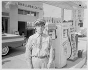 Shell gas station attendant